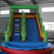 inflatable water slide